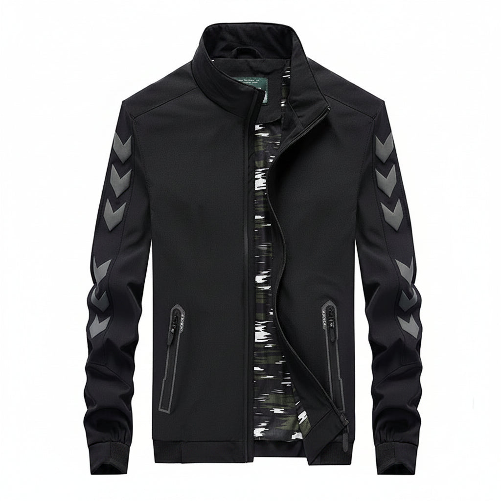 Casual Nylon Lightweight Zipper Pocket Design Jacket for men
