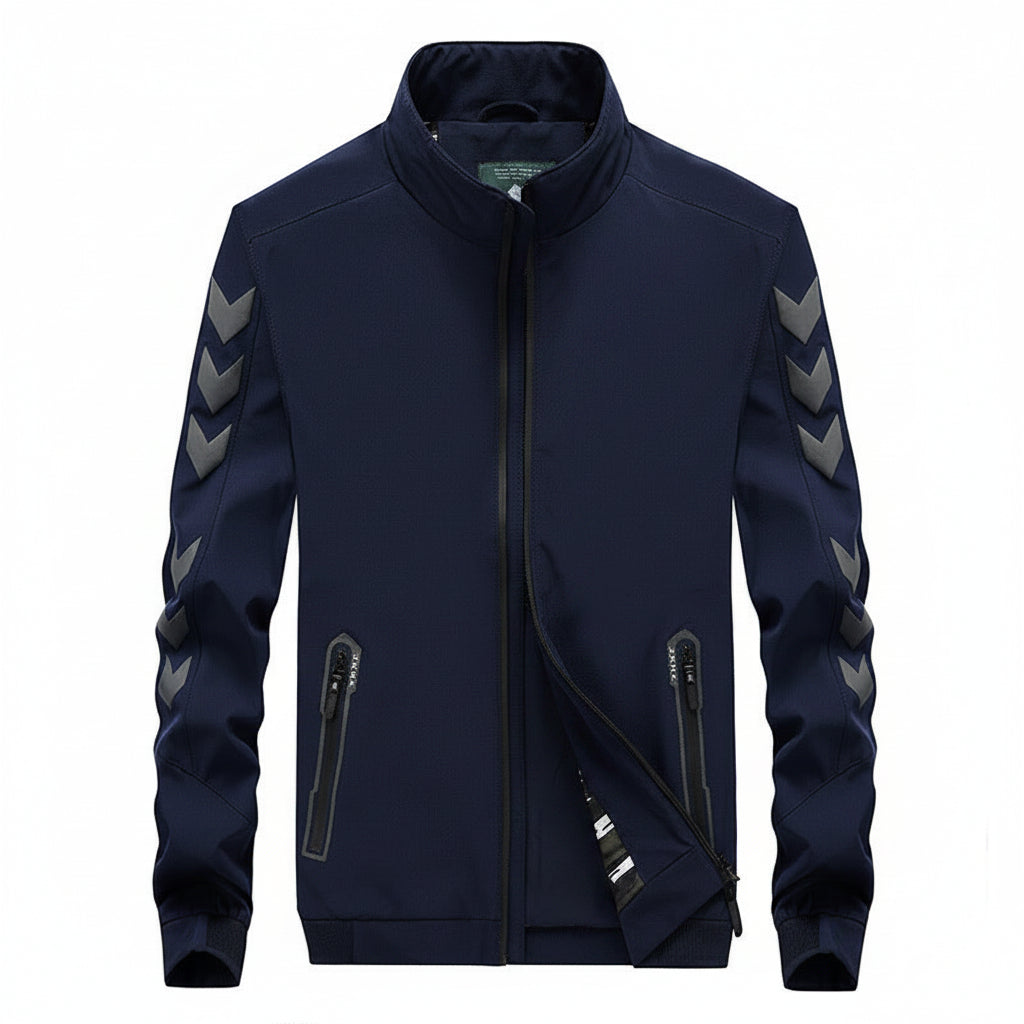 Casual Nylon Lightweight Zipper Pocket Design Jacket for men