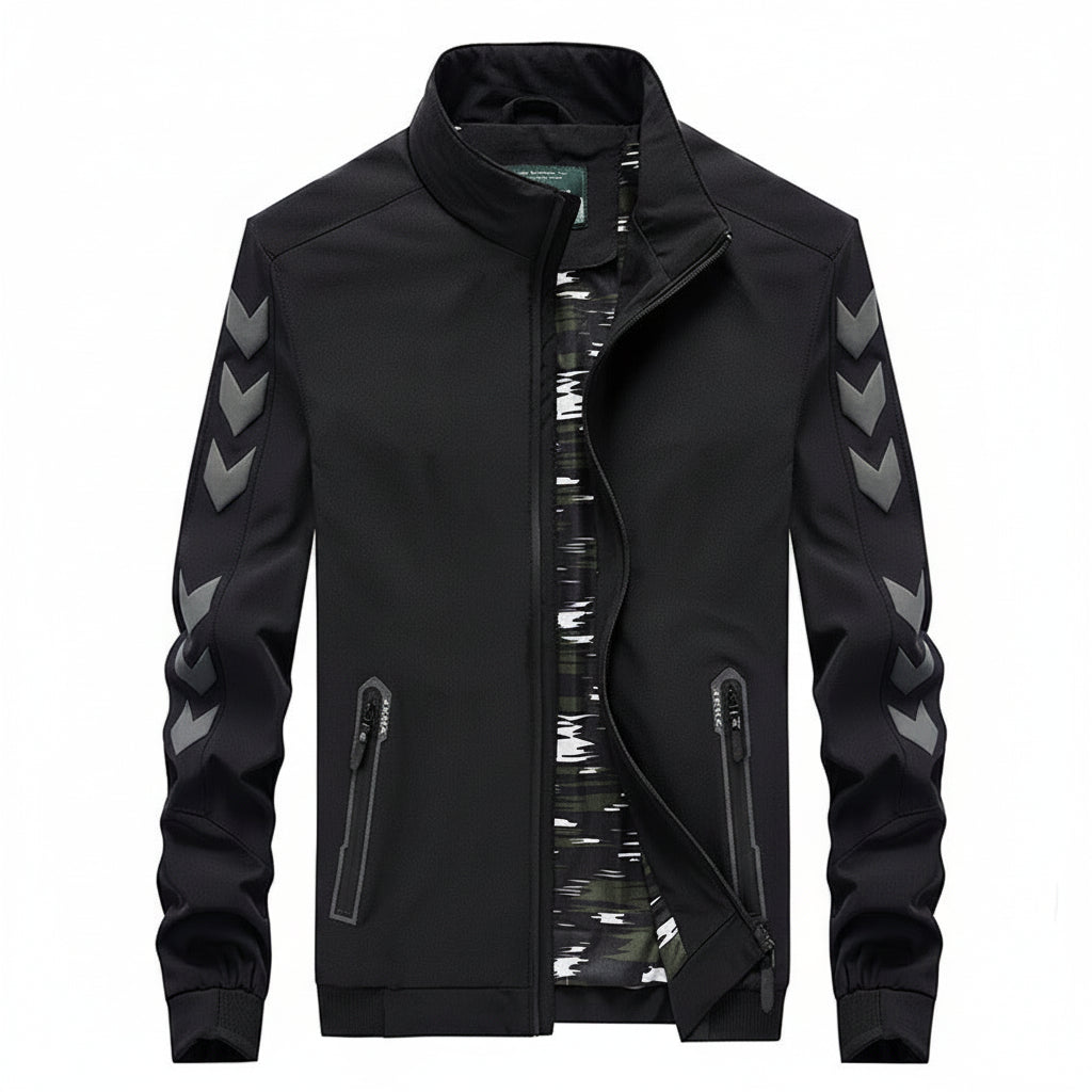 Casual Nylon Lightweight Zipper Pocket Design Jacket for men