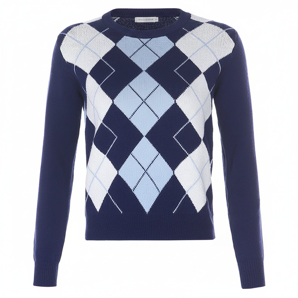 Women’s Vintage Solid Knit Sweater Soft Slim Fit