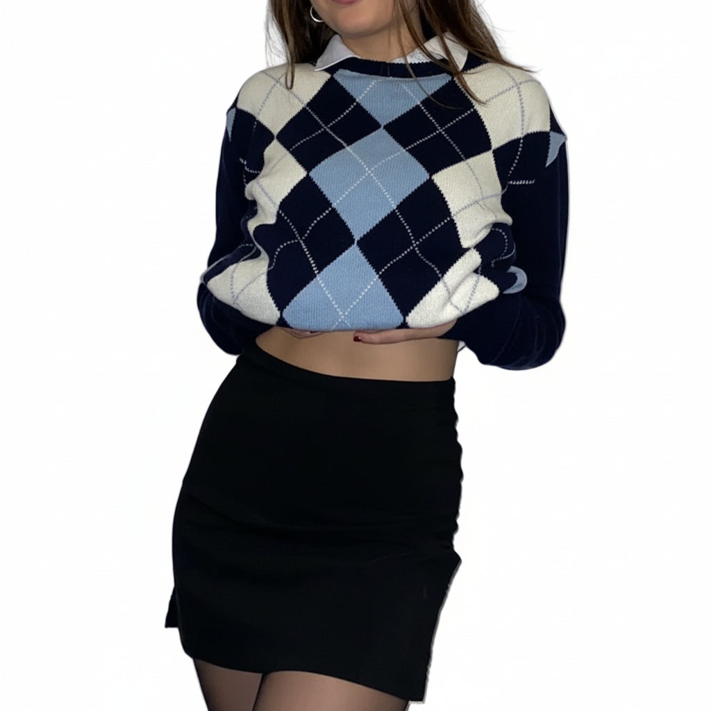 Women’s Vintage Solid Knit Sweater Soft Slim Fit